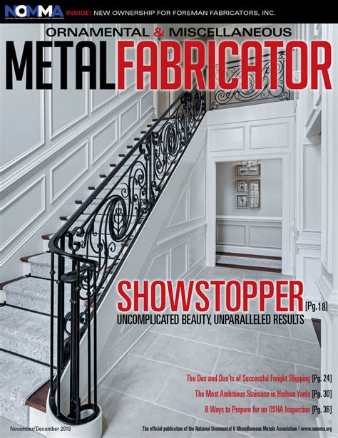 ornamental and miscellaneous metal fabrication magazine|Ornamental & Miscellaneous Metal Fabricator Magazine.